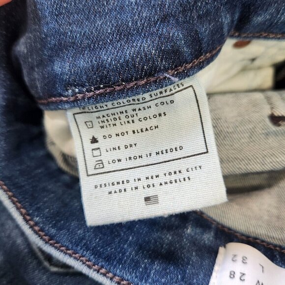 AYR The Chiller Skinny Jeans Womens 28 Medium Wash Blue Mid Rise Stretch - Picture 11 of 12